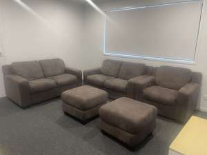 Lounge suite - couches and ottoman’s
