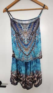 Embellished playsuit, size 8-10 - excellent condition!
