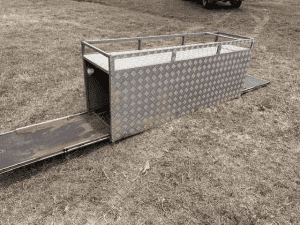 Aluminium Checker Plate Ute Storage Box