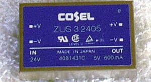 COSEL Japan DC-DC Converter Module ZUS 3W 5V @ 600mA