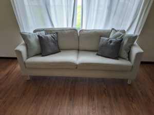 Three seat sofa x 2