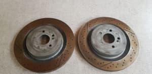 Genuine Mercedes rear rotors for AMG