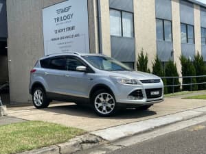 2015 Ford Kuga TF MkII Trend Wagon 5dr PwrShift 6sp, AWD 2.0DT [MY15] Silver