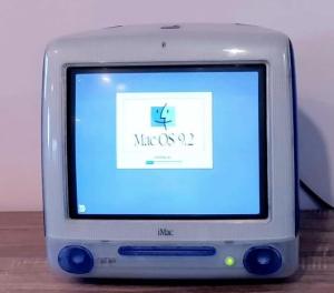 Vintage Apple iMac G3 Blue in Full Working Condition
