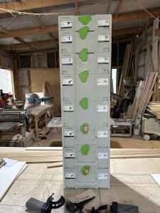 Used festool systainers in unused condition 