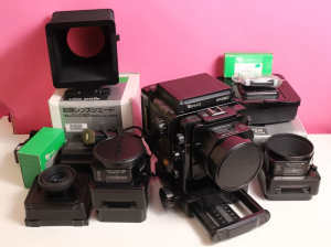 Fuji Fujifilm GX680 Tilt Shift 3 lenses 100mm f4 150mm f4.5 190mm f8 F