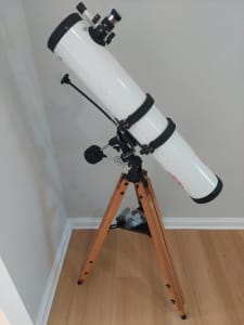 Astronomical Telescope with Lenses & Tripod