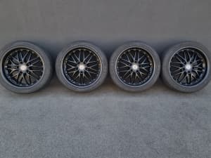 18inch Kings Cheetah Rims 5x120 Suit Pre-VE Commodores 235/40/18 tyres