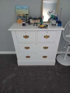 Tall boy chest of drawers