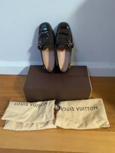 Genuine Louis Vuitton leather Loafers shoes