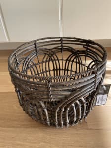 Handmade planter basket - brand new