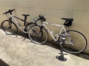 Apollo Road Racing and Trek All Terrain Bikes