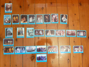 Rare Vintage Scanlens 1976 ABBA Blue Series Collector TRADING CARDS