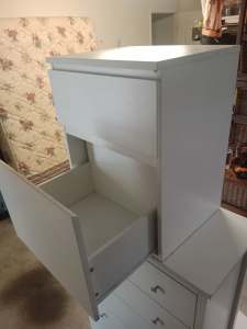 Tall Drawers Bedside Table