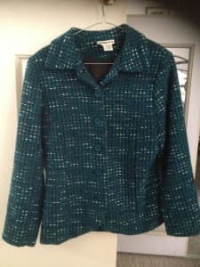 FULLY LINED LADIES JACKET - SIZE 14 - NEAR NEW