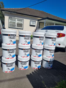 Taubmans Tradex Ceiling White 15L,Tradex Wall Paint 15L & Undercoat 15