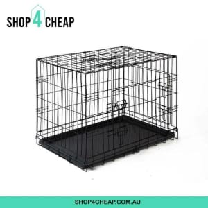 BRAND NEW Medium Pet Dog Crate Cage - 76cm(l) x 53cm(w) x 59cm(h)