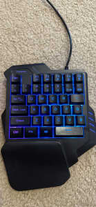 One Handed Mechanical Gaming Keyboard