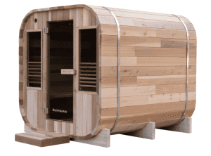 Western Red Cedar Cube Barrel Sauna Room - Brand New