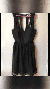 VENOM BLACK DRESS ( SIZE 6)