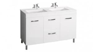 SUPER CLEARANCE 1200mm double bowls vanity with handles