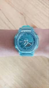G-Shock Analog-Digital Watch Light Blue