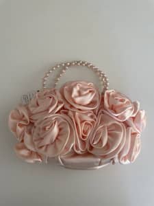 New apricot handbag clutch