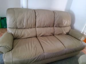 1 x 3 seater lounge plus 1 recliner