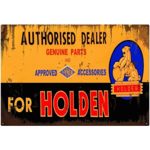 Dealer For Holden Tin Sign 30x20cm