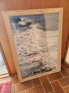Waves picture frame