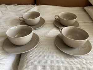 4xlarge cups and saucers/ Royal Doulton Go Ramsay Maze design