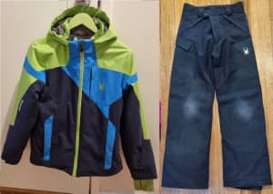 Spyder Boys Jacket and Spyder pants Size 16 (Large)