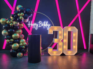 Giant lightup marquee numbers & letters