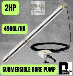 2HP Submersible Bore Water Pump 240V - Pickup / Delivery Available