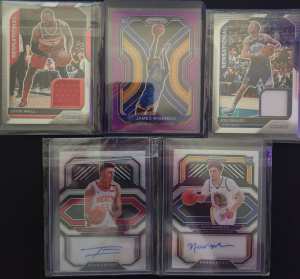 PANINI/SKYBOX BASKETBALL CARDS (PRISM, WAVES, ROOKIES & MORE)