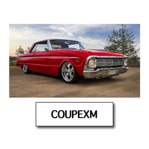WA Ford Falcon, Street Machine, Muscle Car Number Plates “COUPEXM”