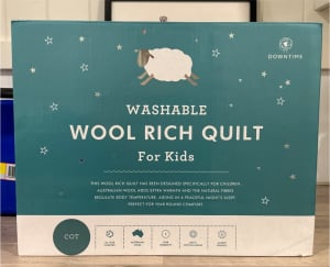 Downtime Washable Wool Rich Cot Quilt