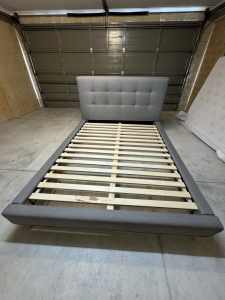 Queen Bed frame modern slat
