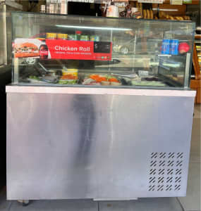 Ice blue 2 door sandwich bar fridge / refrigerator model: NBF-1275