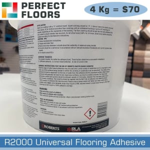 R2000 Universal Flooring Adhesive, 4Kg, Glue