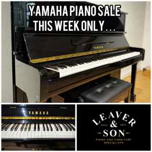 YAMAHA PIANO SALE! 6 YAMAHA PIANOS DISCOUNTED, THIS WEEK ONLY