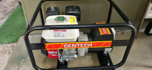 Honda powered Gentech generator 2.8kva