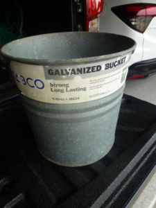 SABCO vintage Galvanised 9 litre Bucket VGC $5