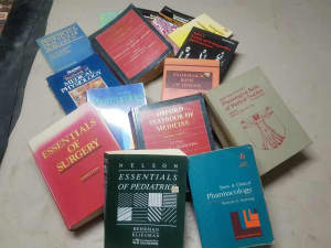 1980s-1990s medical textbooks PLUS MANY MANY MORE