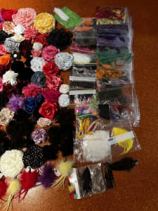 Craft feathers and flowers new