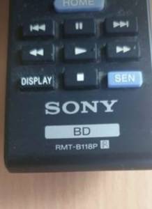 GENUINE Sony RMT-B118P Remote Control Original Good Condition