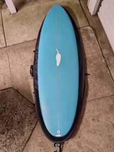 Chilli twinfin surfboard 