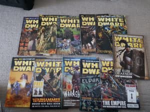 Warhammer white dwarf magazines 40k 40,000 space marine fantasy lotr