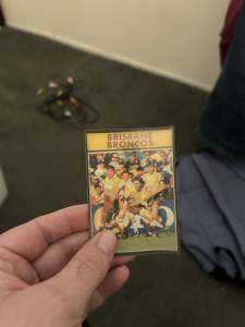 Free Rugby league hologram card