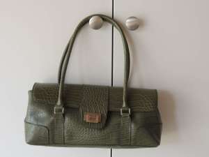 Ladies Jag crocodile print handbag/many inside features